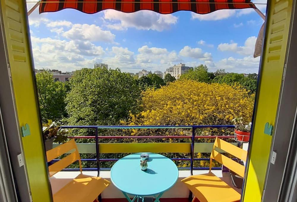 Canopee, Paisible, Chaleureux, Lumineux, Balcon Paris Exterior photo