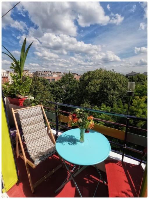 Canopee, Paisible, Chaleureux, Lumineux, Balcon Paris Exterior photo