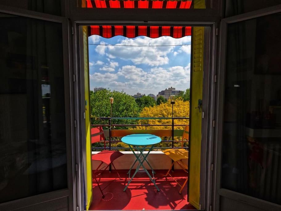 Canopee, Paisible, Chaleureux, Lumineux, Balcon Paris Exterior photo