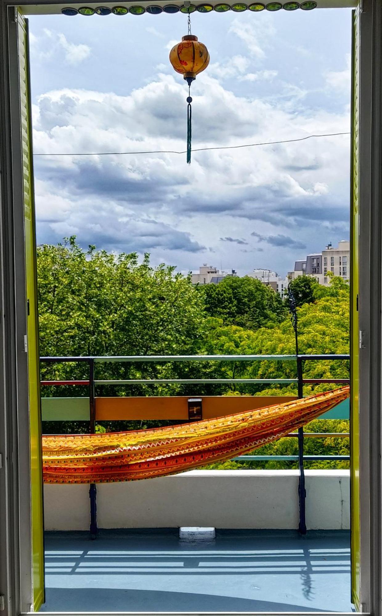 Canopee, Paisible, Chaleureux, Lumineux, Balcon Paris Exterior photo