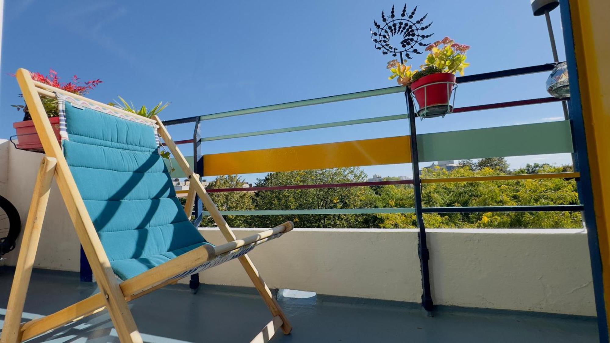 Canopee, Paisible, Chaleureux, Lumineux, Balcon Paris Exterior photo
